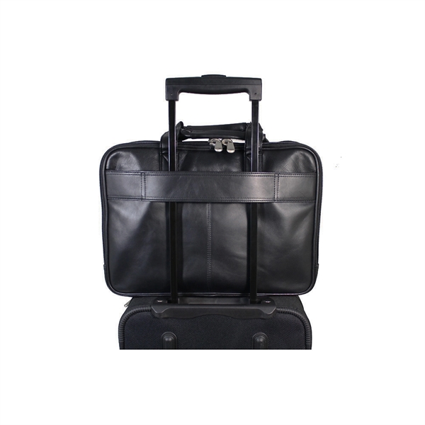 Top grain cowhide soft brief computer case with leather strap.... from ASI 79384 Preferred Nation Inc / G-tech
