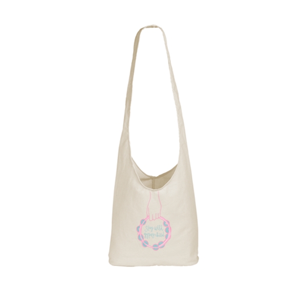 15" x 11.5" x 4" hobo-style canvas tote with cross-body carry... from ASI 74710 Numo