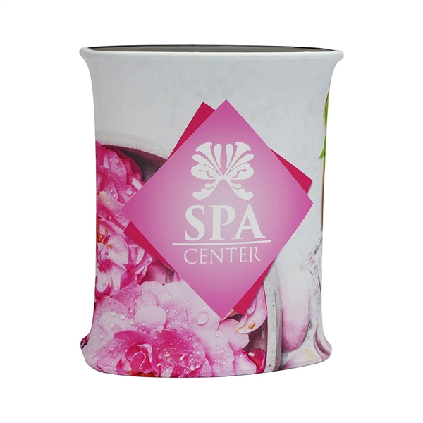 31" x 38" multi-stretch fabric pop up counter.... from ASI 30442 Above & Beyond Advertising Products