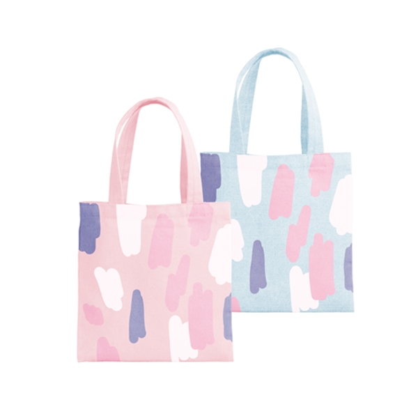 10" x 11" small, youth-size flat canvas tote bag with two... from ASI 74710 Numo