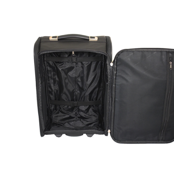 Folding luggage, pull-up handle, napa leather, compressable.... from ASI 79384 Preferred Nation Inc / G-tech