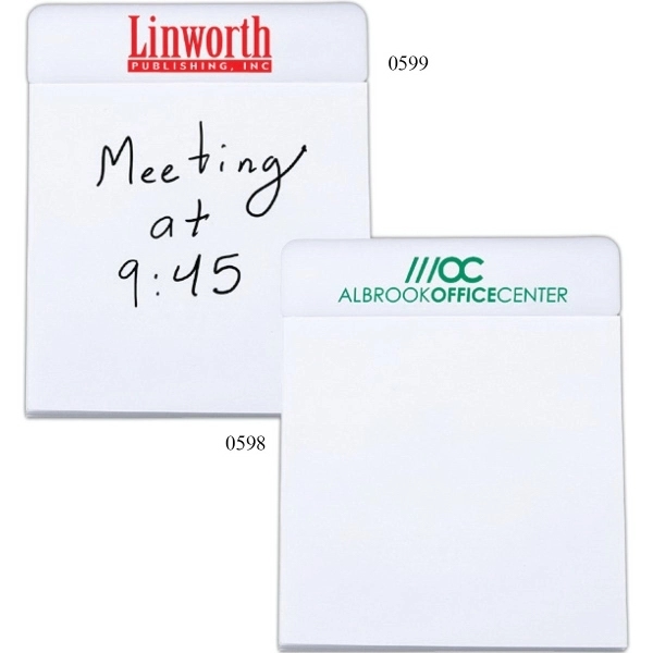 3" x 3 1/2" white note pad with 50 self-adhesive sheets... from ASI 43051 CPS / Keystone CPS CPS/Keystone
