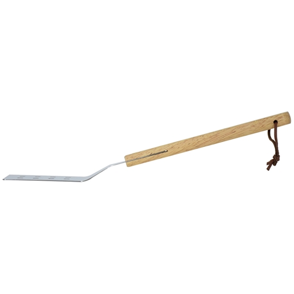 13 1/4" BBQ turner with wood handle and loop on the... from ASI 38120 Ball Pro / Diversified Quality Kitchenware