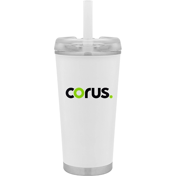 16.9 oz double wall 18/8 stainless steel thermal tumbler with copper... from ASI 51197 ETS Express, LLC