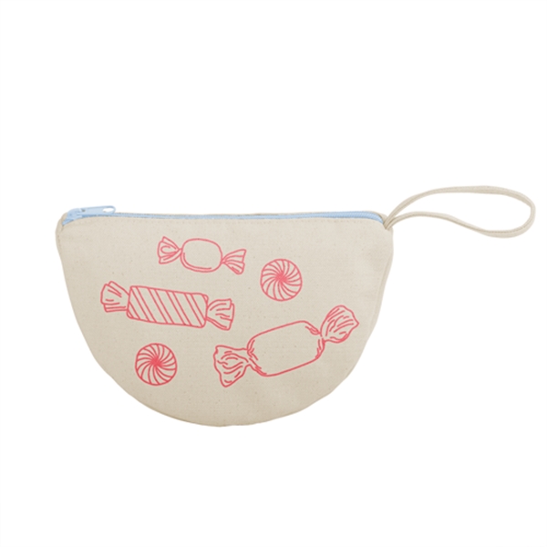 8.5" x 5.5" x 3.5" wedge-shaped natural, colored or denim canvas... from ASI 74710 Numo