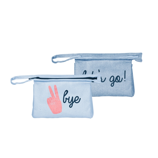 7" x 5" x 3" natural, colored, or denim canvas travel... from ASI 74710 Numo