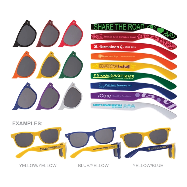 Mix N' Match Sunglasses; provides 100% UV protection and feature shatter... from ASI 62190 Illini
