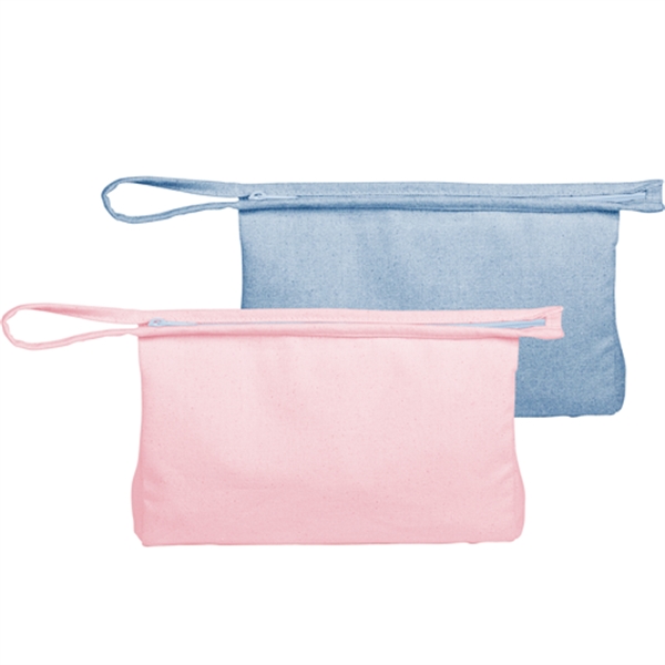 10" x 6" x 4" natural, colored, or denim canvas pouch... from ASI 74710 Numo