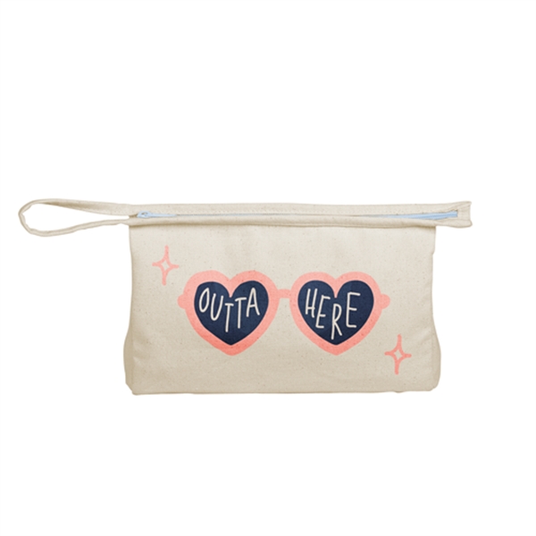 10" x 6" x 4" natural, colored, or denim canvas pouch... from ASI 74710 Numo