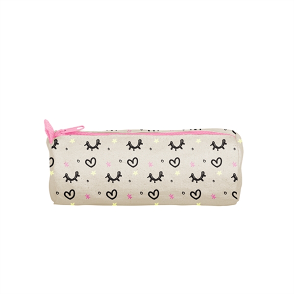 7.5" x 3" x 3" natural colored or denim cylindrical canvas... from ASI 74710 Numo