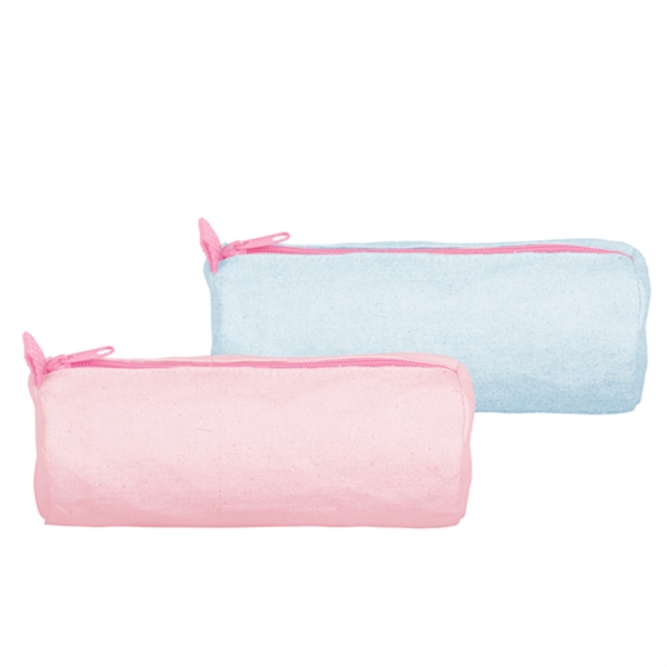 7.5" x 3" x 3" natural colored or denim cylindrical canvas... from ASI 74710 Numo