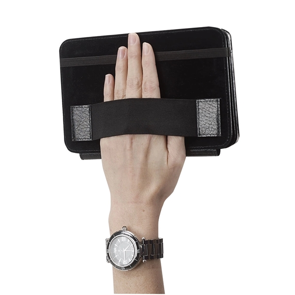 Made of bonded leather, fits 7" tablets. Adjustable, sleek suede lining.... from ASI 79384 Preferred Nation Inc