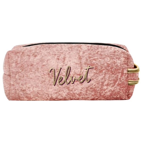 9.5" x 5.5" x 3.75 velvet neoprene toiletries bag inspired by... from ASI 74710 Numo