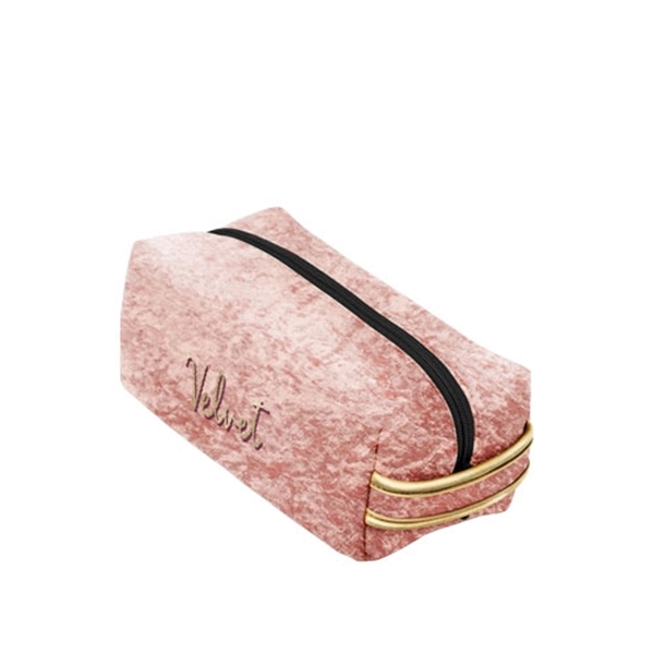 9.5" x 5.5" x 3.75 velvet neoprene toiletries bag inspired by... from ASI 74710 Numo