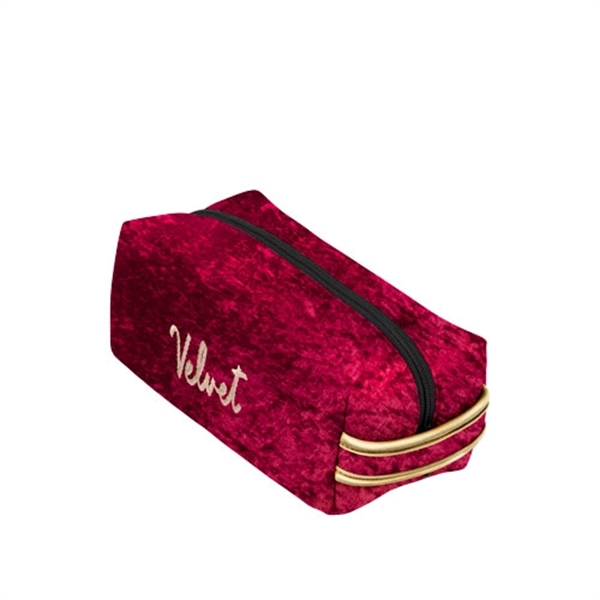9.5" x 5.5" x 3.75 velvet neoprene toiletries bag inspired by... from ASI 74710 Numo