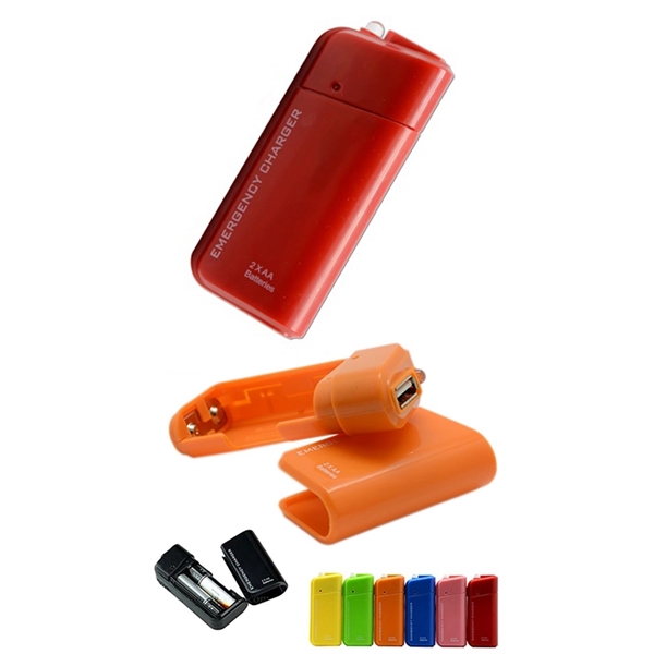 Emergency Smartphone Charger - Works with any USB Charger. Runs off... from ASI 93131 US Flash & Technologies LLC