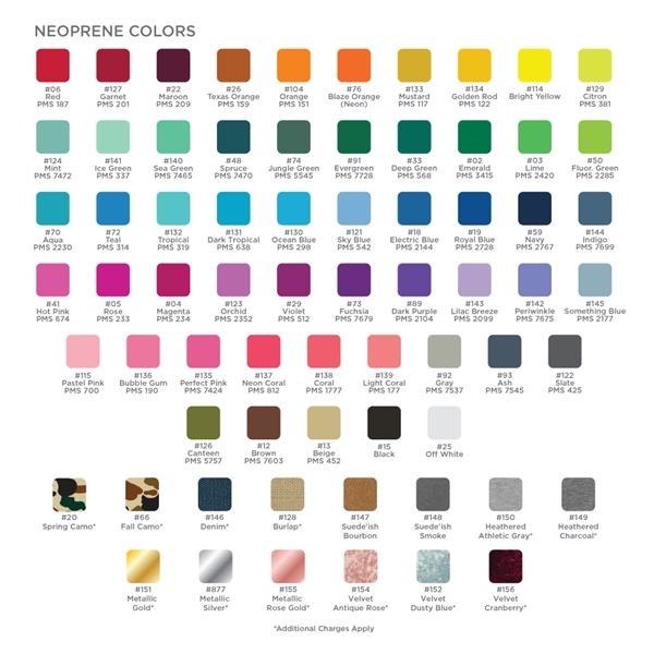 4" x 2.75" velvet neoprene bend and snap case for cards... from ASI 74710 Numo / NUMO