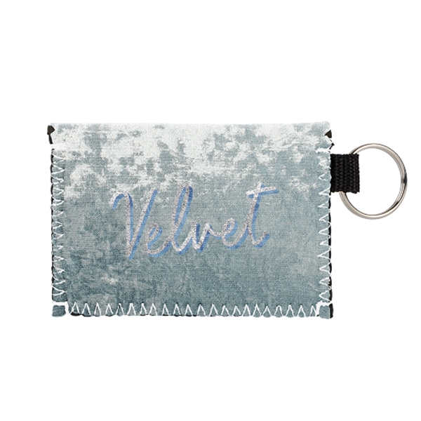 4" x 2.75" velvet neoprene bend and snap case for cards... from ASI 74710 Numo / NUMO