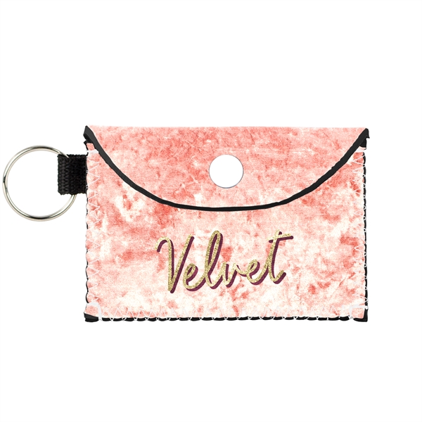 4" x 2.75" velvet neoprene bend and snap case for cards... from ASI 74710 Numo / NUMO