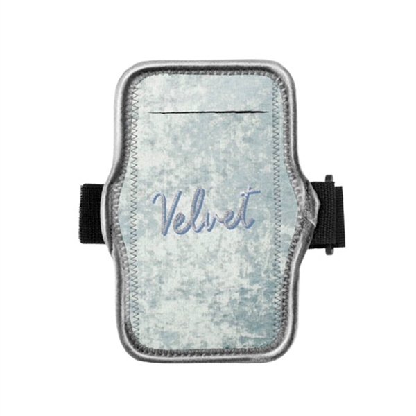 Velvet neoprene jogstrap smartphone/iPod holder with adjustable elastic armband.... from ASI 74710 Numo / NUMO