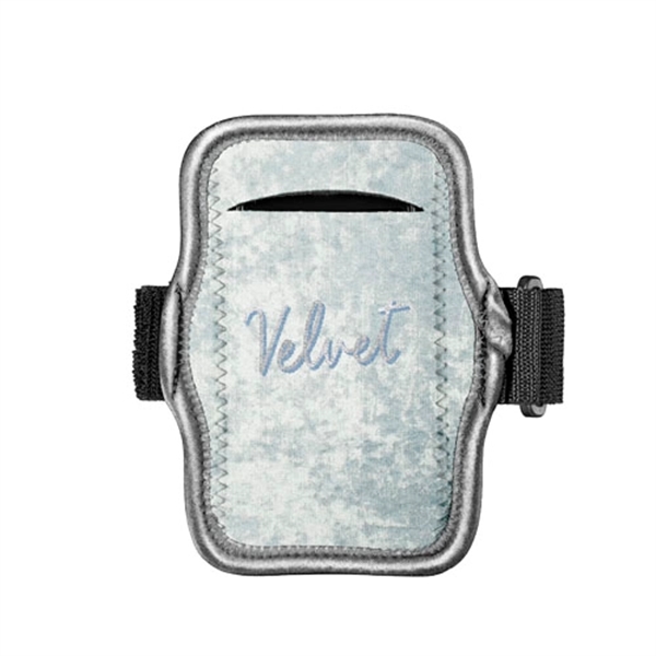 Velvet neoprene smartphone and iPod holder with adjustable elastic armband.... from ASI 74710 Numo / NUMO