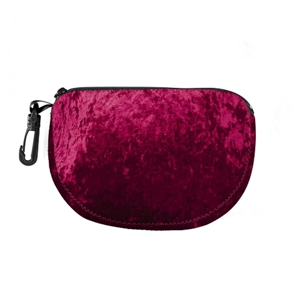 U-shaped velvet-neoprene utility bag with zipper closure, reinforced gusset, colored stitching... from ASI 74710 Numo / NUMO