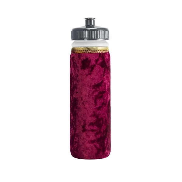 10" x 2.875" velvet-neoprene squeezable sports bottle with 22-oz. capacity, sewn-in... from ASI 74710 Numo / NUMO