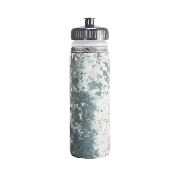 10" x 2.875" velvet-neoprene squeezable sports bottle with 22-oz. capacity, sewn-in... from ASI 74710 Numo / NUMO
