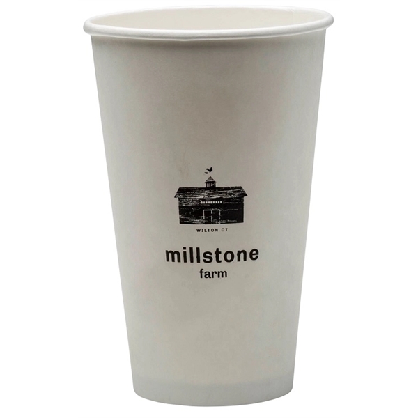 Disposable 16 oz. paper cup, ideal for hot or cold beverages... from ASI 67075 Leprechaun Promotions, LLC / Leprechaun Promotions