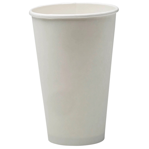 Disposable 16 oz. paper cup, ideal for hot or cold beverages... from ASI 67075 Leprechaun Promotions, LLC / Leprechaun Promotions