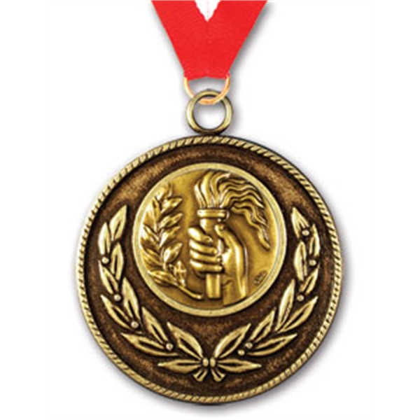 2" Classic Wreath Medal with sculpted raised border.... from ASI 67961 Lorente LLC / Lorente