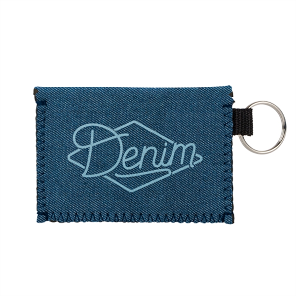 Denim Neoprene case with keyring and snap closure.... from ASI 74710 Numo / NUMO