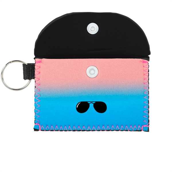 Neoprene case with keyring and snap closure.... from ASI 74710 Numo / NUMO