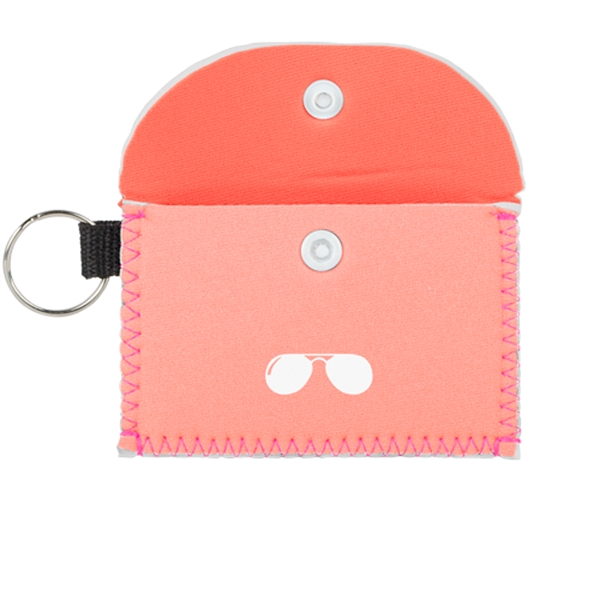 Neoprene case with keyring and snap closure.... from ASI 74710 Numo / NUMO