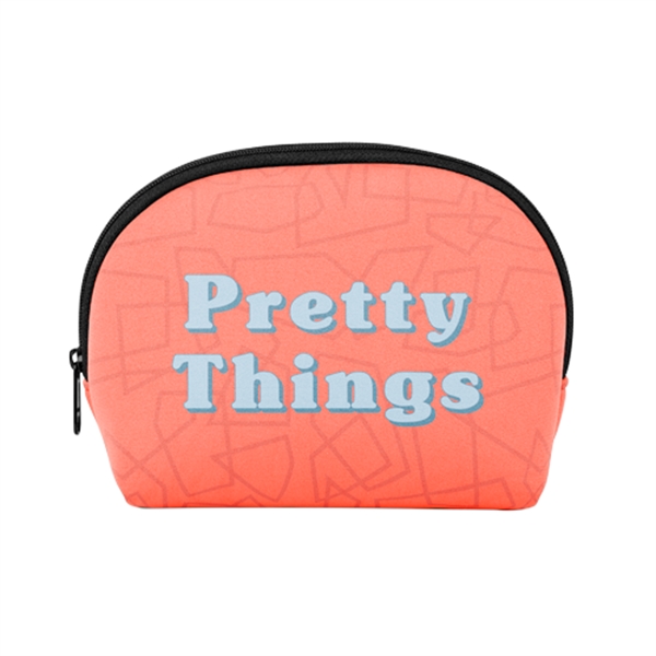 Neoprene cosmetic kit for toiletries with zipper closure and gusset.... from ASI 74710 Numo