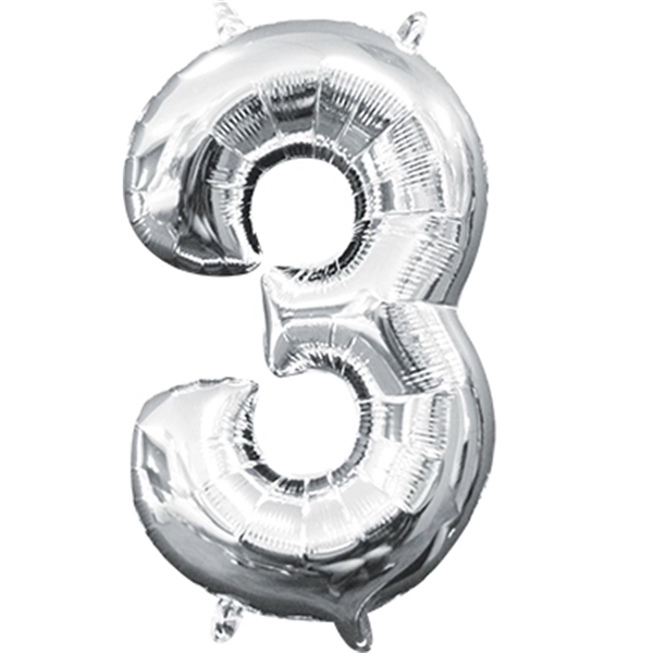 Foil number balloons in gold and silver (0-9 only).... from ASI 55675 Galaxy Balloons Inc / Galactic Fun Time Line