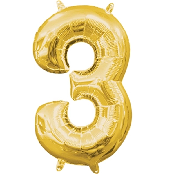 Foil number balloons in gold and silver (0-9 only).... from ASI 55675 Galaxy Balloons Inc / Galactic Fun Time Line