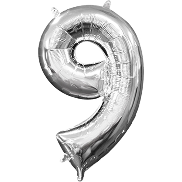 Foil number balloons in gold and silver (0-9 only).... from ASI 55675 Galaxy Balloons Inc / Galactic Fun Time Line
