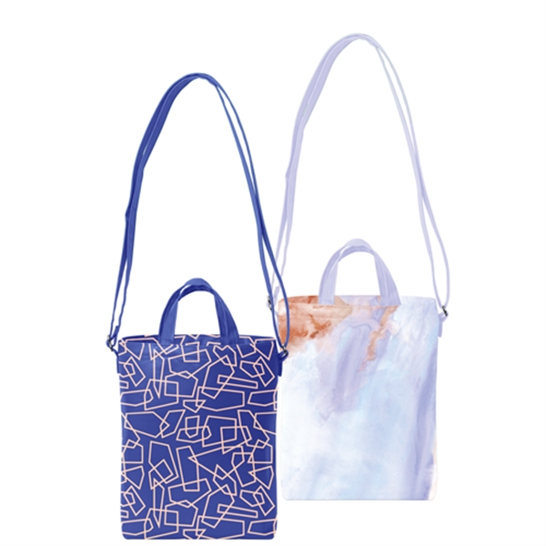 Large vegan leather shopping tote bag with 2 handles.... from ASI 74710 Numo