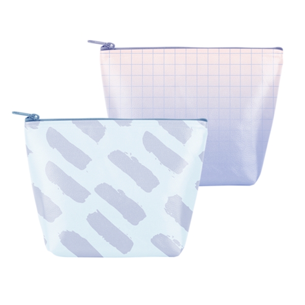 Large pouch made of vegan leather with a zippered closure that... from ASI 74710 Numo