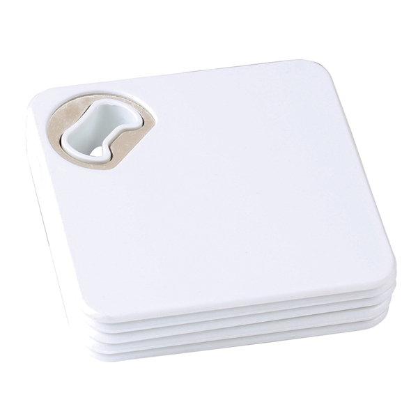 Plastic Bottle Opener 4 pcs + Holder.... from ASI 46755 Cosmo Promos