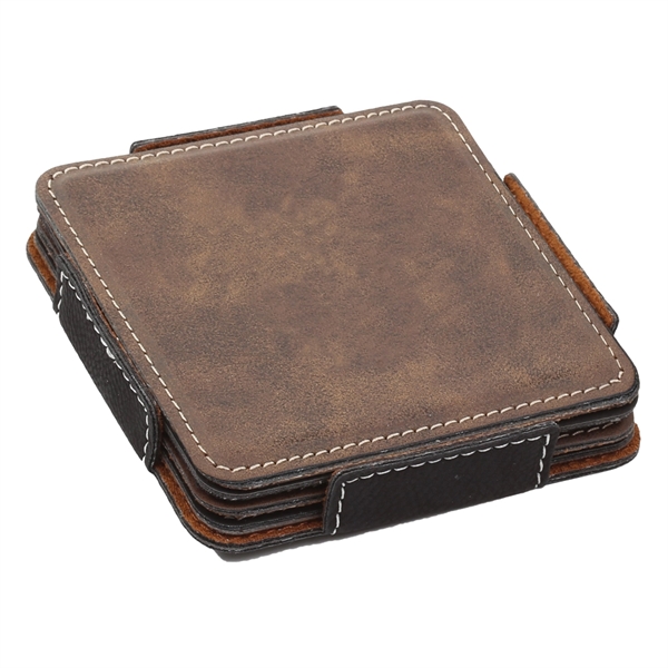 Leatherette Coasters.... from ASI 46755 Cosmo Promos