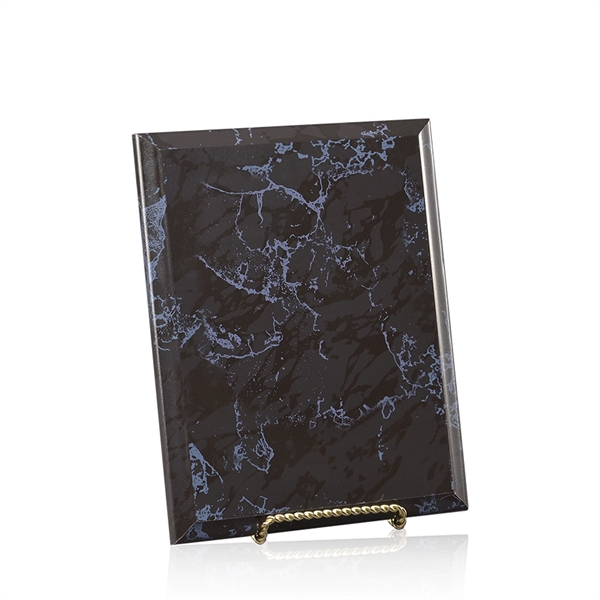 8" x 6" plaque made of marbleized wood with a pre-drilled... from ASI 71920 Moderne Glass Company Inc