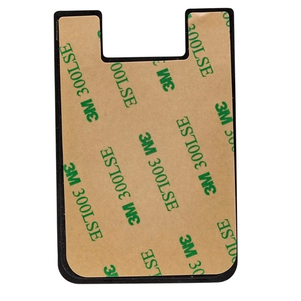 Flexible silicone phone wallet, perfect for storing cards and IDs on... from ASI 67075 Leprechaun Promotions, LLC / Leprechaun Promotions