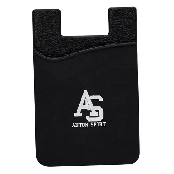 Flexible silicone phone wallet, perfect for storing cards and IDs on... from ASI 67075 Leprechaun Promotions, LLC / Leprechaun Promotions
