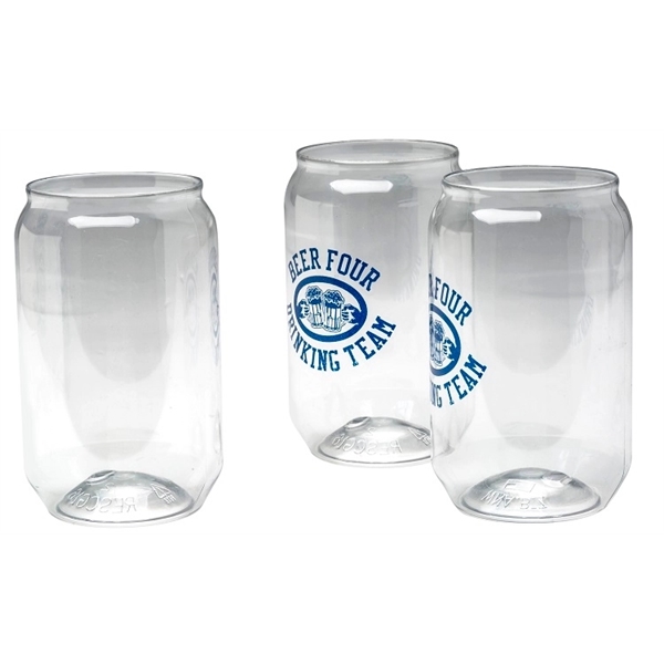 16 oz. plastic can-shaped glass ideal for beverages, events, and promotions.... from ASI 67075 Leprechaun Promotions, LLC