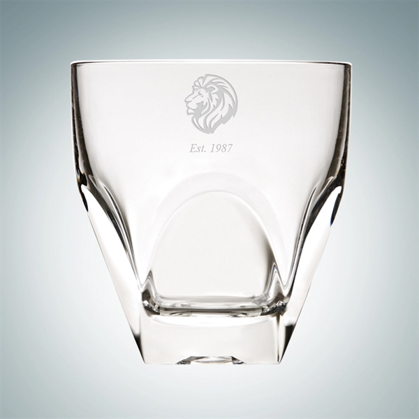 Double Old-Fashioned Diamante glass is a personalized 10 oz. glass, perfect... from ASI 47791 Best Deal Awards