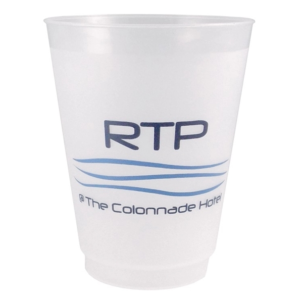 Durable 16 oz. Frost-Flex plastic stadium cup, perfect for high-volume events,... from ASI 67075 Leprechaun Promotions, LLC / Leprechaun Promotions