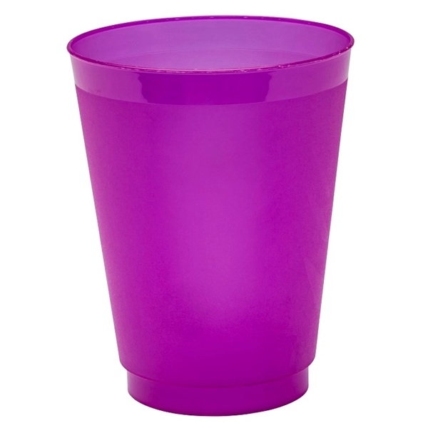 Durable 12 oz. frosted translucent stadium cup, perfect for high-volume events,... from ASI 67075 Leprechaun Promotions, LLC / Leprechaun Promotions