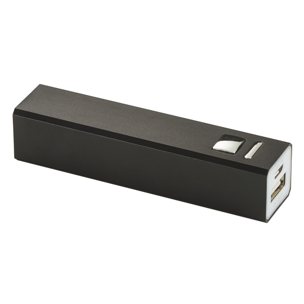 Rugged and stylish anodized aluminum power bank.... from ASI 52840 Evans Manufacturing
